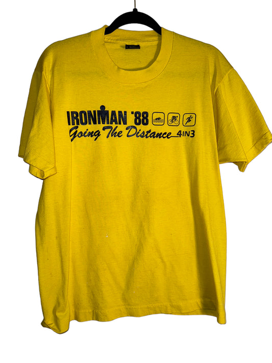 Vintage Ironman Shirt Triathlon 1988