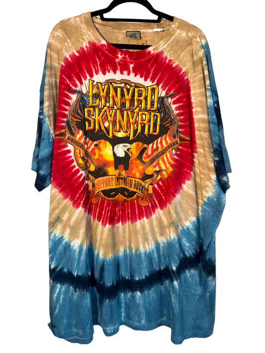 Vintage Lynyrd Skynyrd Shirt Tie Dye by Liquid Blue