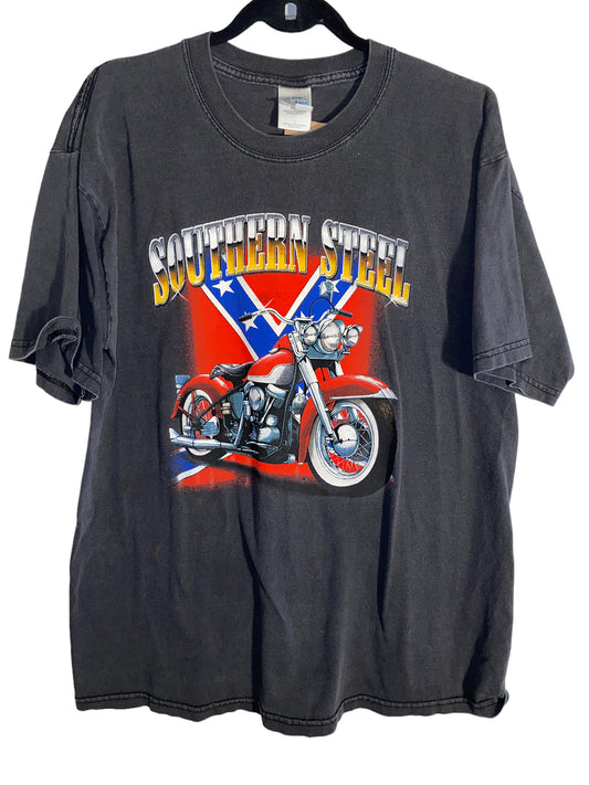 Vintage Southern Steel Biker Motorcycle Shirt