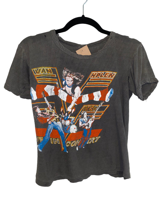 Vintage Van Halen 1981 Tour Shirt David Lee Roth