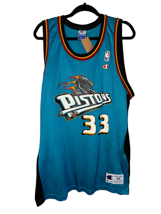 Vintage Grant Hill Detroit Pistons Jersey by Champion