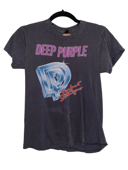 Vintage Deep Purple Shirt 1980s Perfect Strangers Tour Group Photo