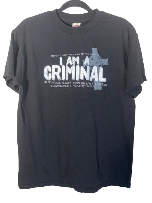 Vintage Christian Shirt I Am A Criminal