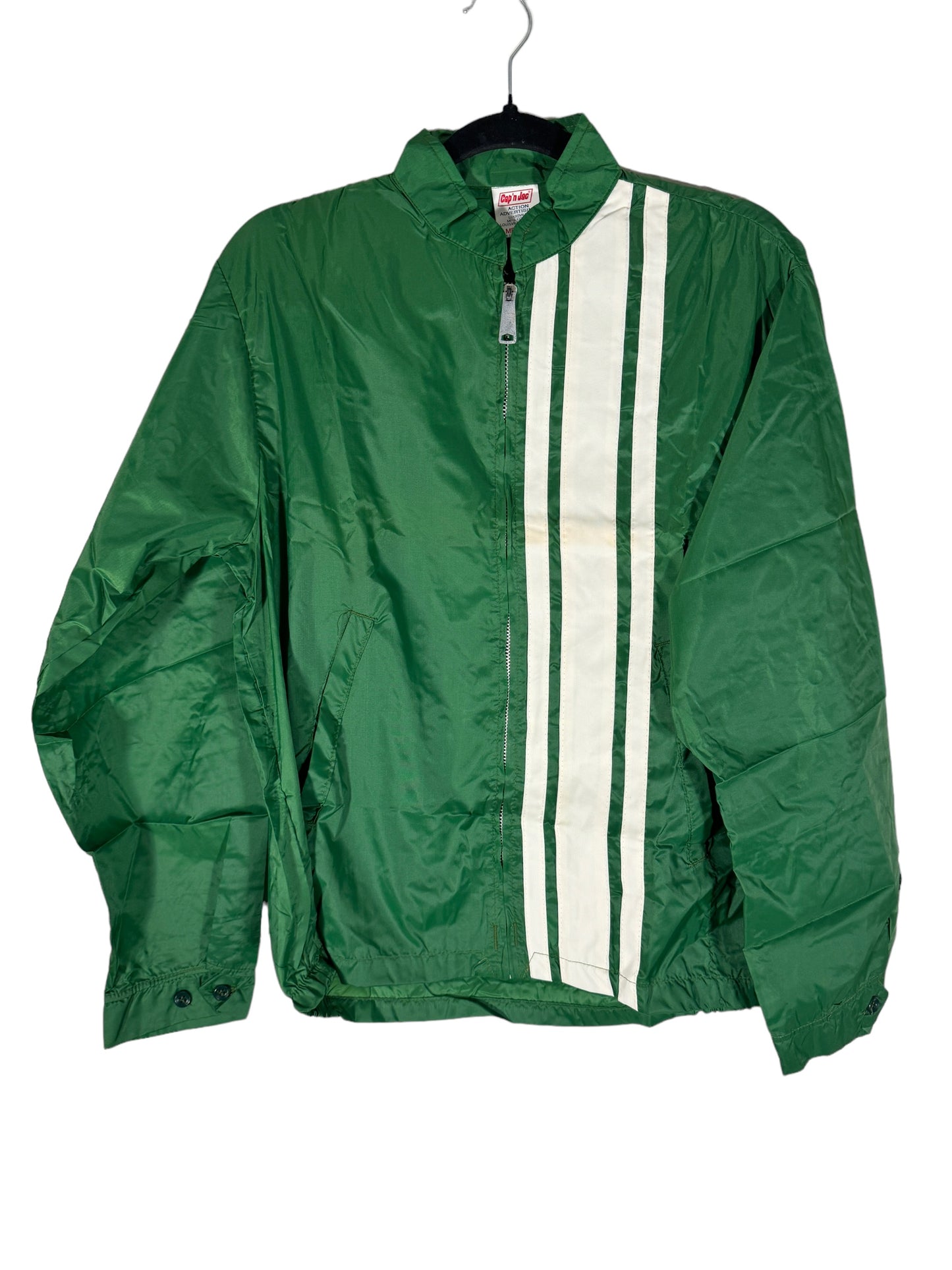 Vintage Cap'n Jac Race Stripe Jacket Green