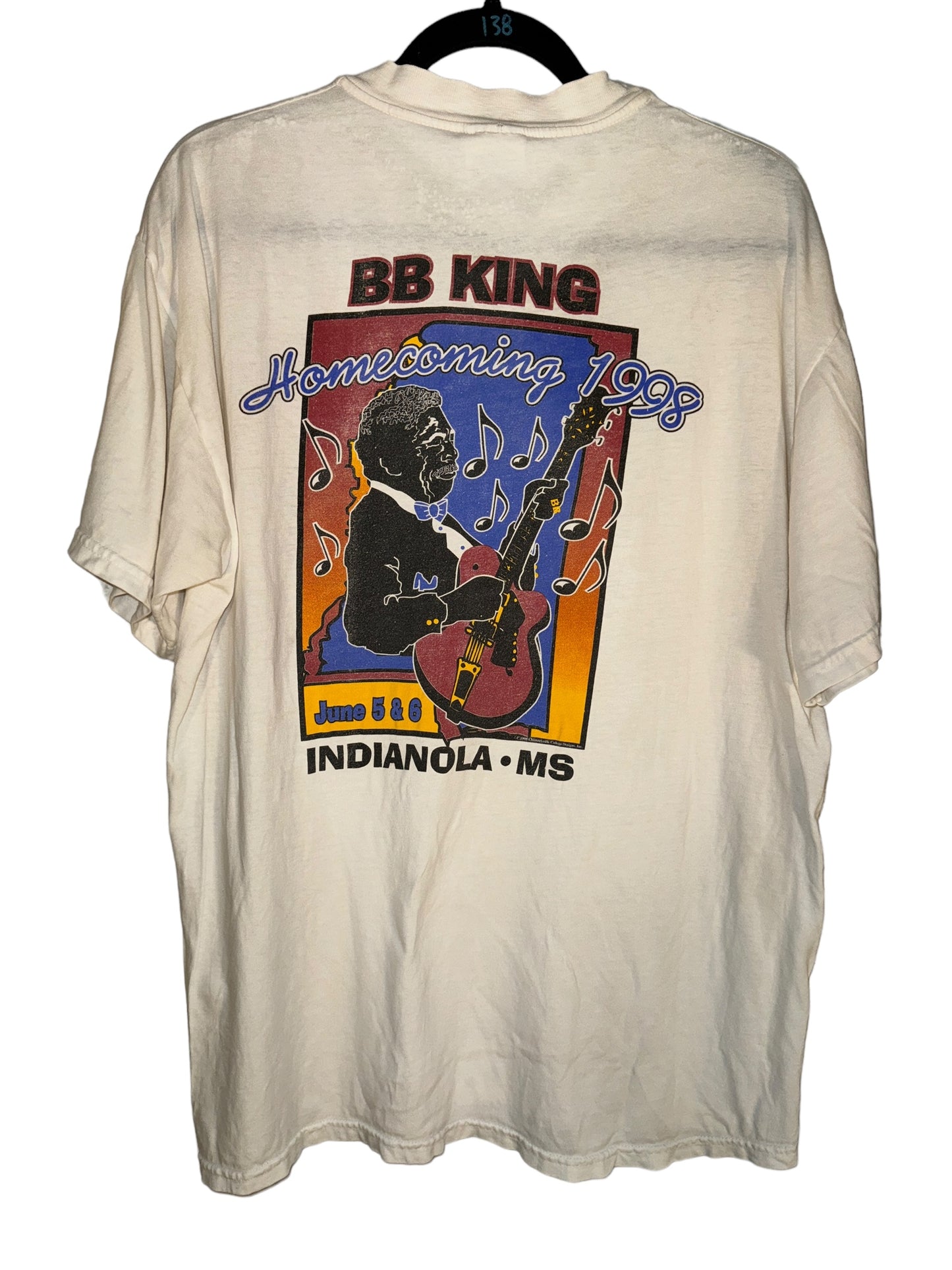 Vintage BB King Concert Shirt 1990s Blues B.B. King