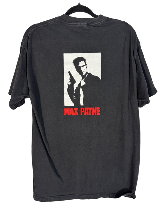 Vintage Max Payne Shirt Max Payne Video Game Gamer Tee