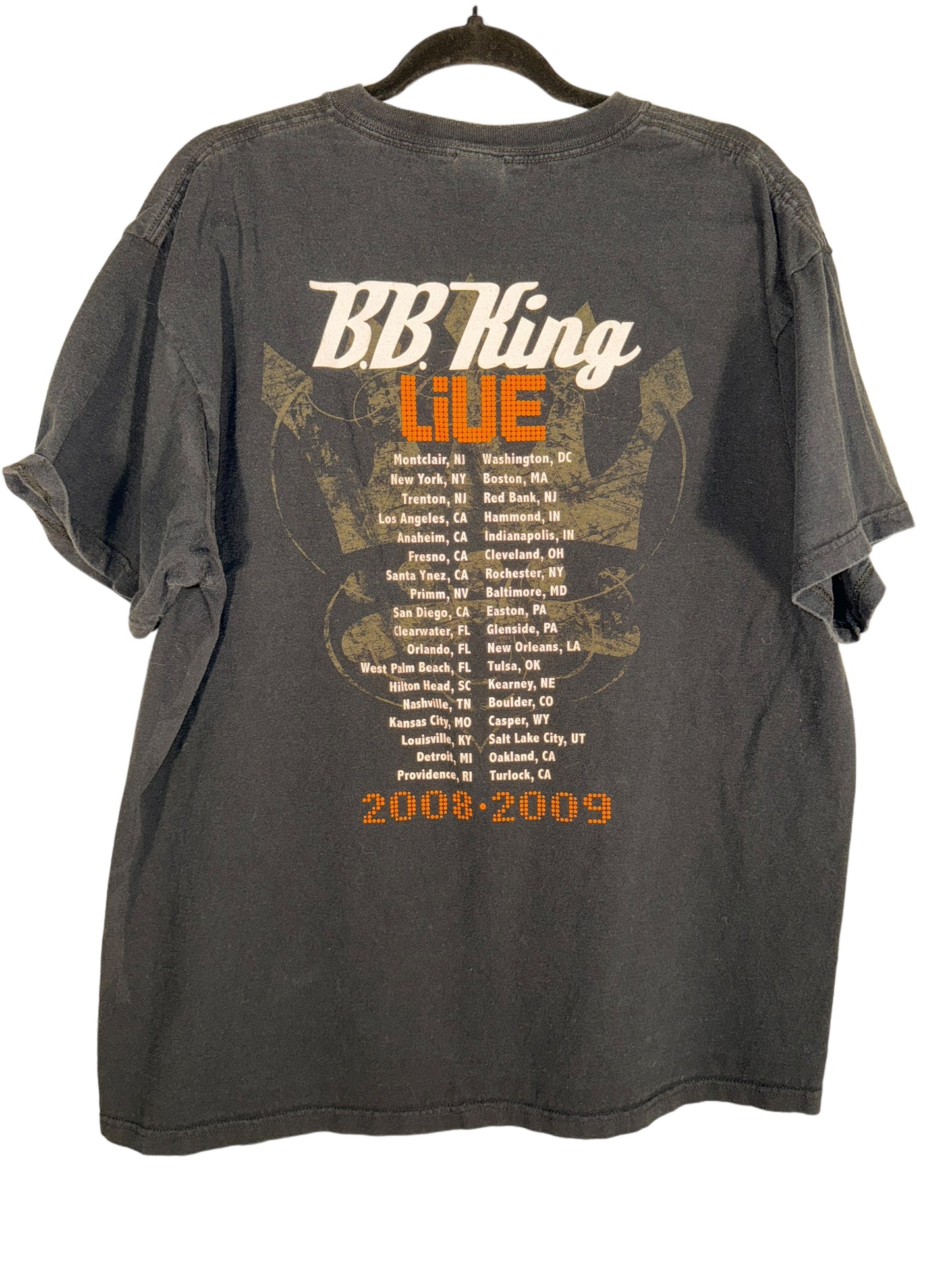 Vintage BB King Shirt Y2K Blues Concert Shirt