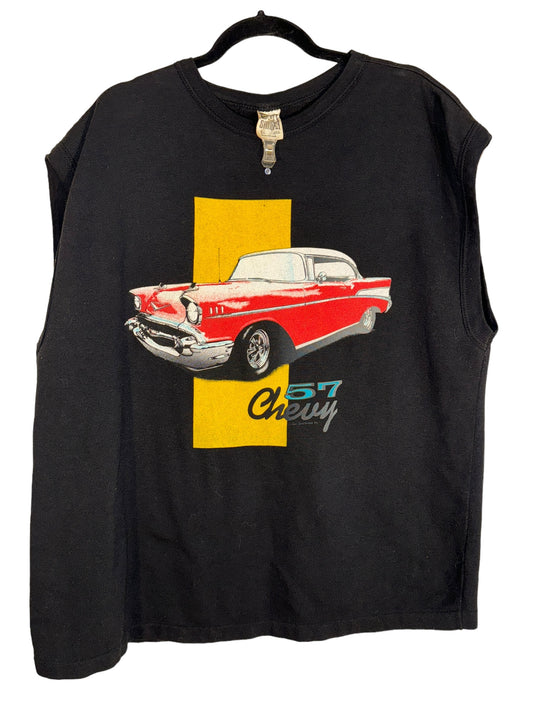 Vintage 57 Chevy Shirt Hot Rod Greaser 1957 Chevrolet Bel Air