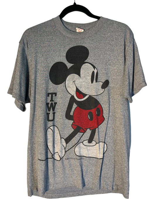 Vintage Mickey Mouse Shirt TWU College