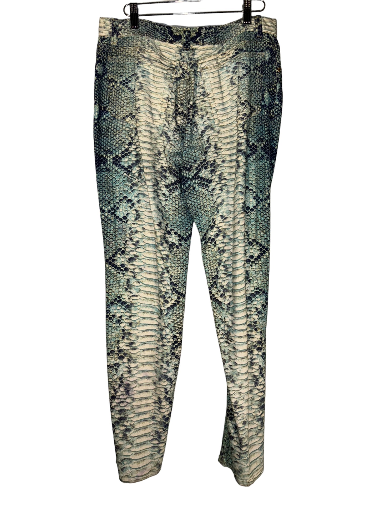 Roberto Cavalli Pants Snakeskin Pants Made In Italy