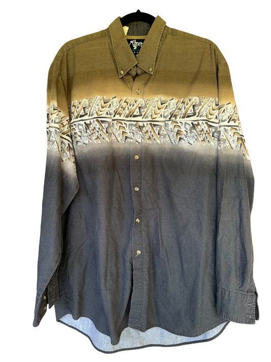 Vintage Roper Button Up Wrap Around Pattern