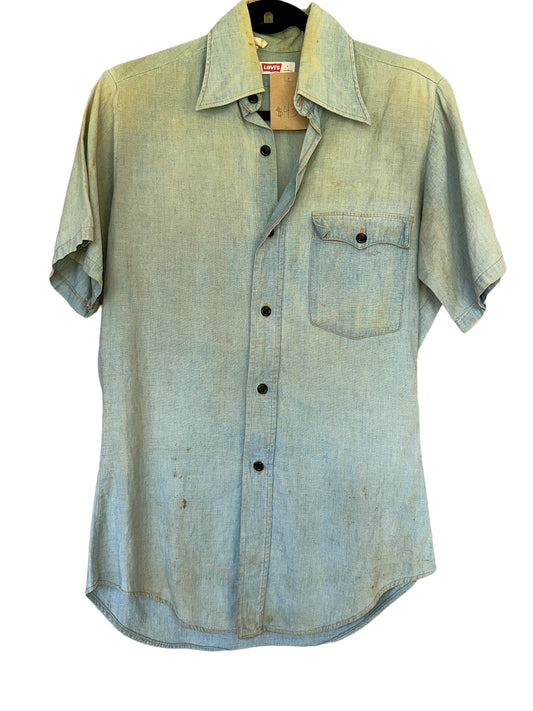 Vintage Levi's Denim Button Up Short Sleeve