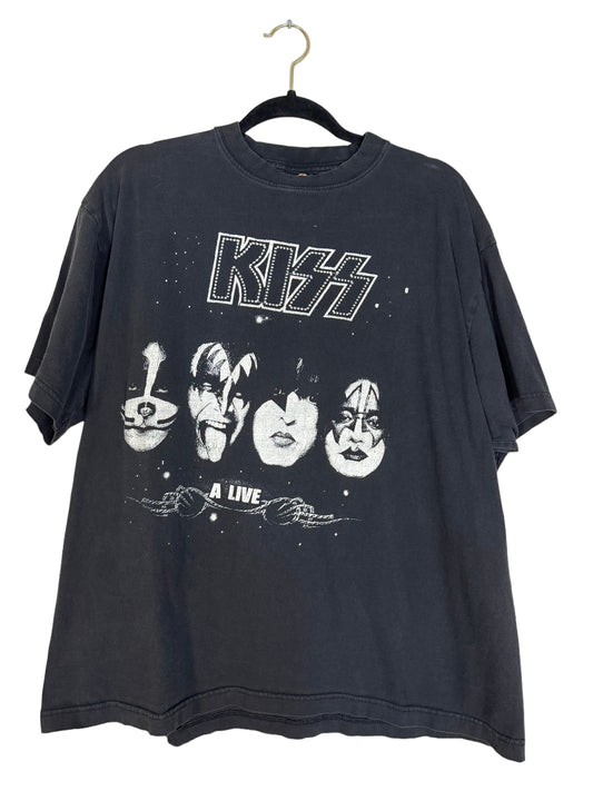 Vintage KISS Shirt KISS Alive Reprint Y2K 2000s KISS Concert Shirt