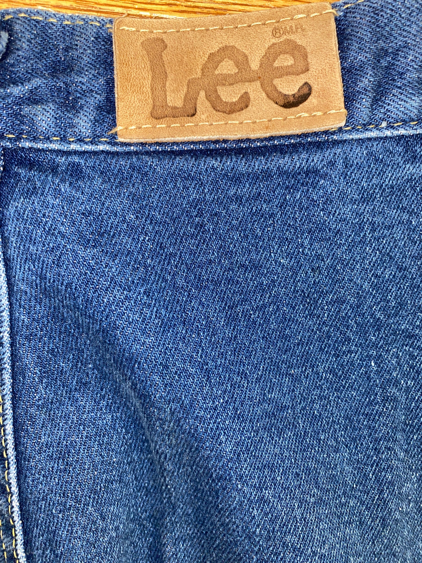 1980s High Waist Pleated Lee Jeans