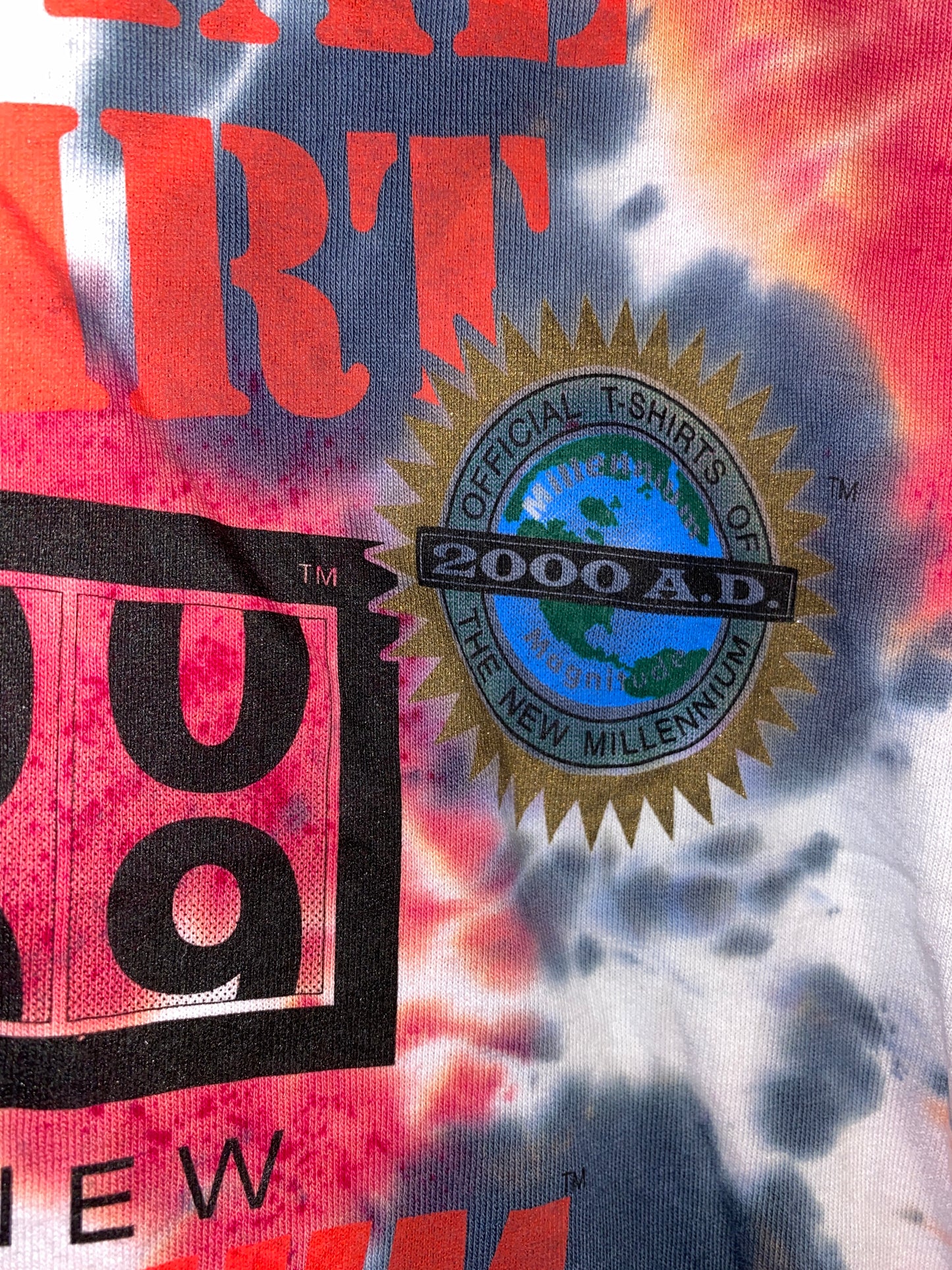 Official Shirt of The Millennium 1999 to 2000 Tie Dye Shirt