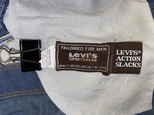 Vintage 1970s Levi's Action Slacks