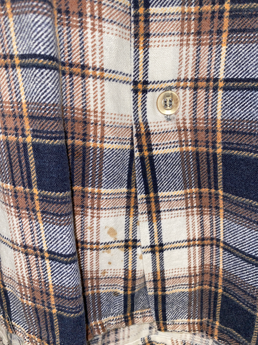 1980s Plaid Flannel by Kingsport