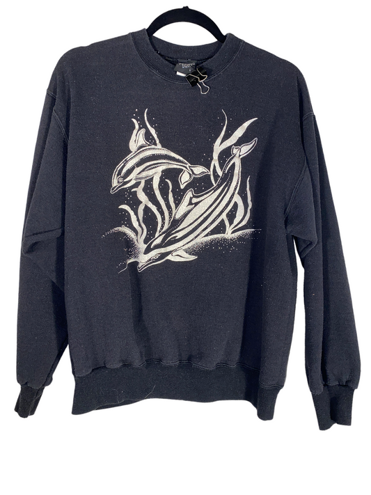 1990s Diamond Dust Brand Dolphin Sweatshirt