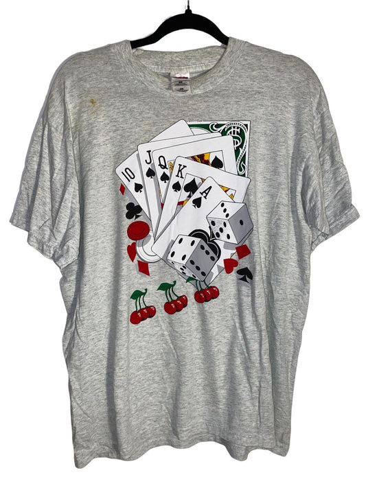 Vintage Poker Shirt Royal Flush