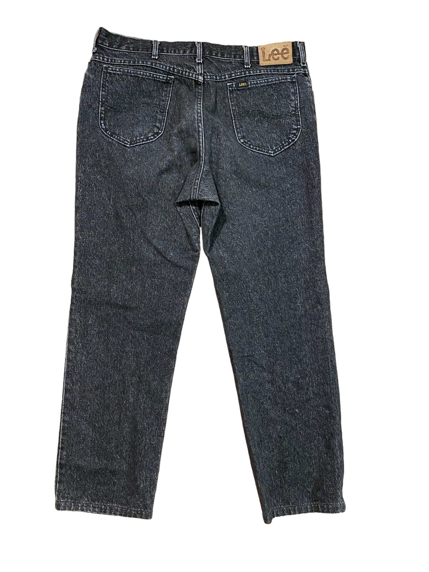 1990s Lee Jeans Black Stonewash Pants