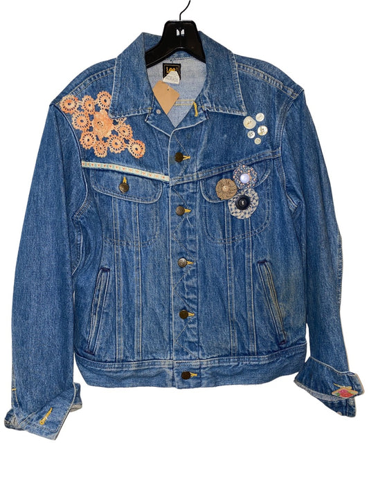 Lee Denim Jacket w Lace and Button Details