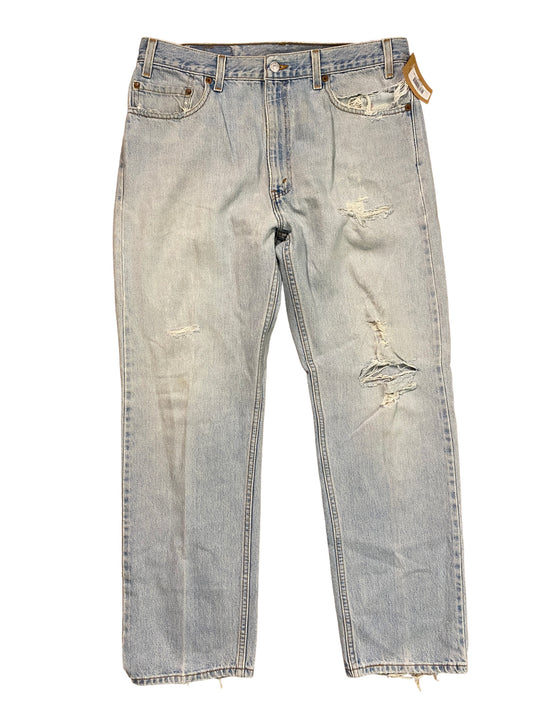 1980s Levis 505 Straight Fit Distressed Jeans