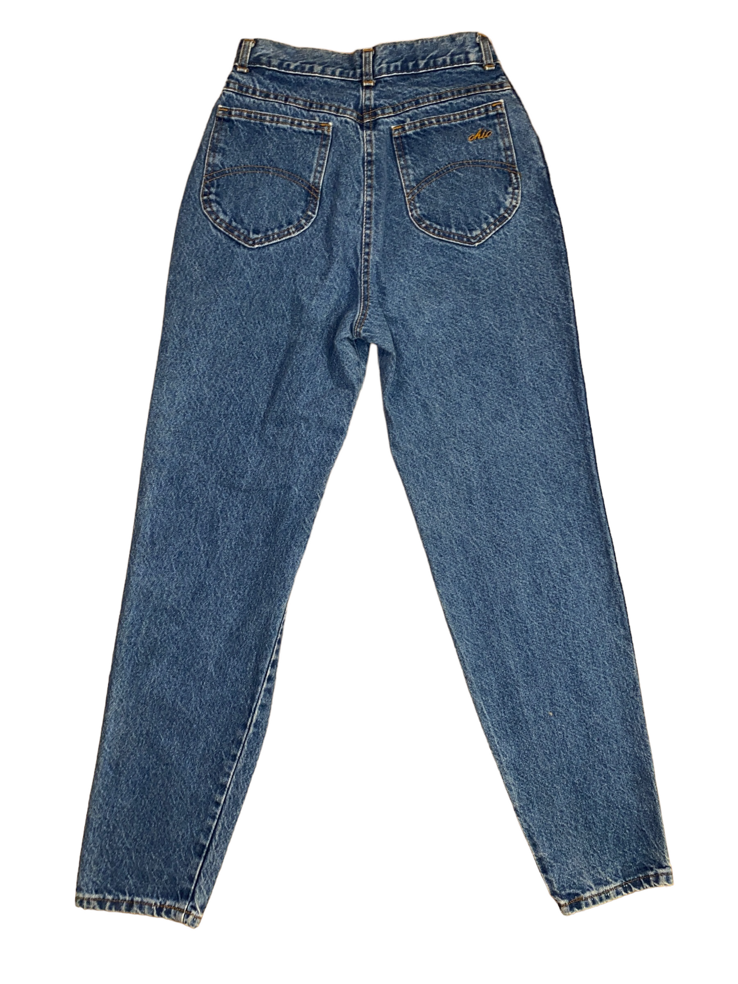 1980s Chic Jeans Tapered Leg