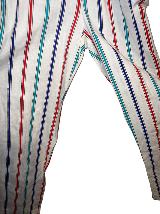 1970's Rainbow Stripe Jumpsuit by Pance
