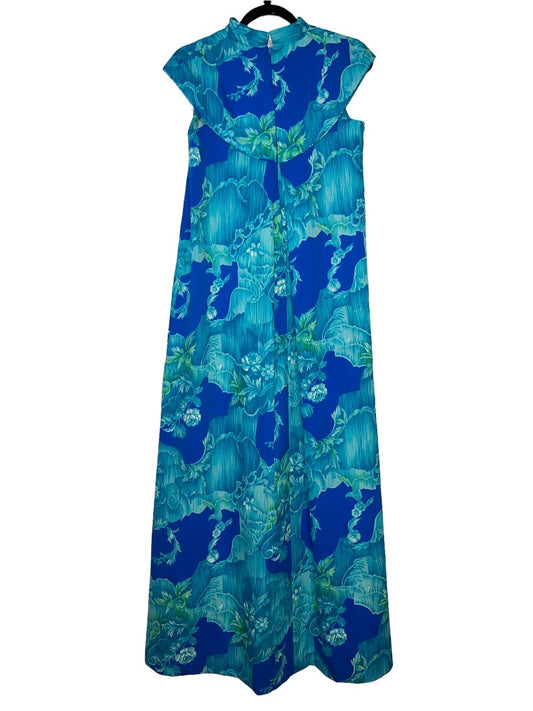 1970's Traditional Hawaiian Maxi Dress by Penneys