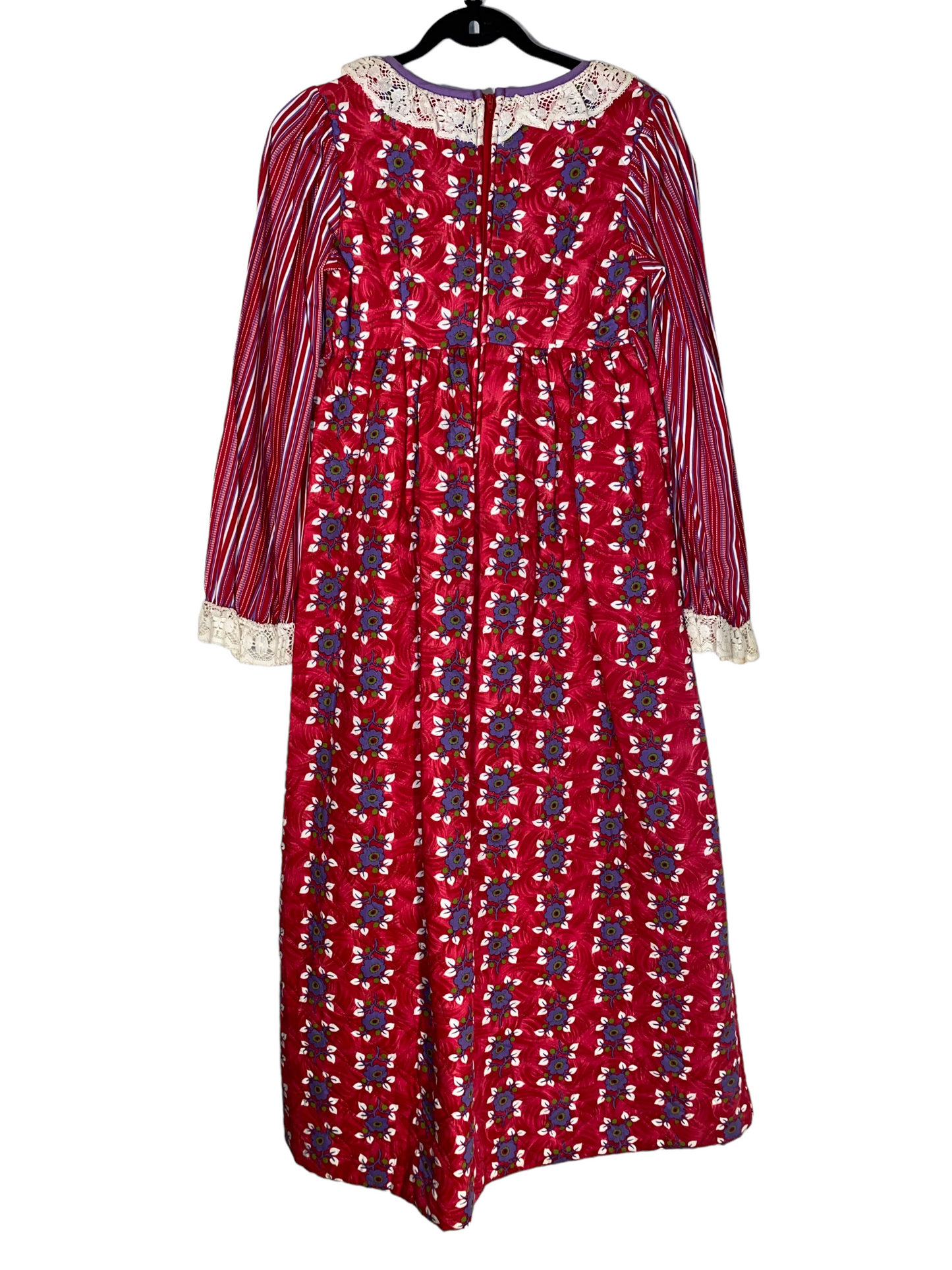 Online Exclusive 1970s Quilt Maxi Dress
