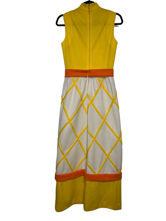 1960s Bright Maxi Dress by Ayres Unlimited (S)