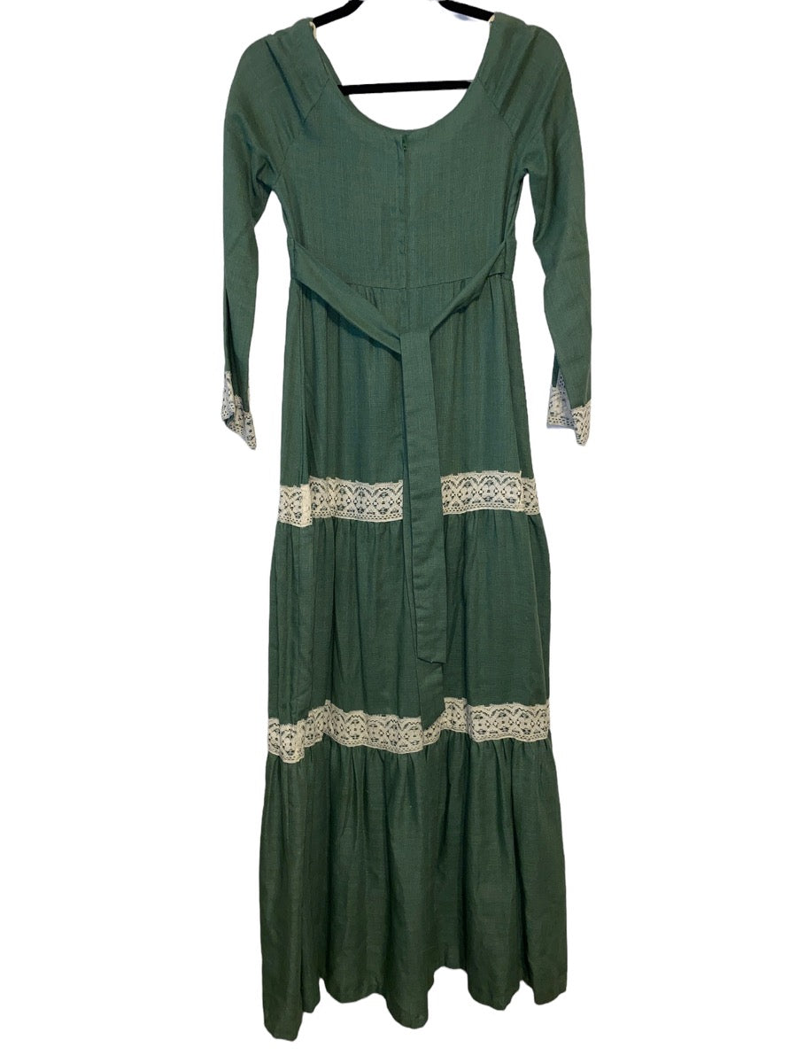 Vintage 1960s/1970s Hippie Prairie Dress by Toodles